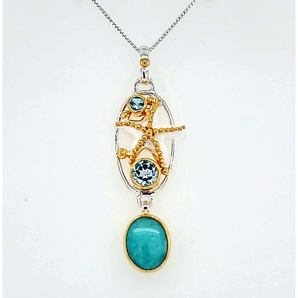 Silver Pendant Blue Water Jewelers Saint Augustine, FL