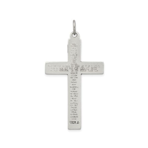 INRI Crucifix Cross With The Lords Prayer Image 2 Blue Water Jewelers Saint Augustine, FL