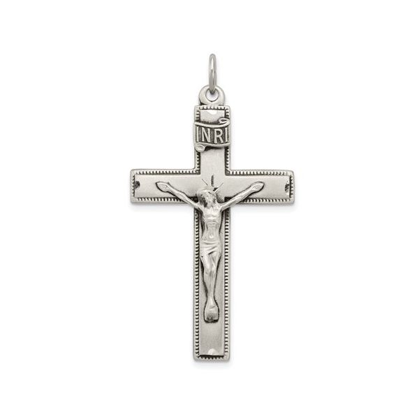 INRI Crucifix Cross With The Lords Prayer Blue Water Jewelers Saint Augustine, FL