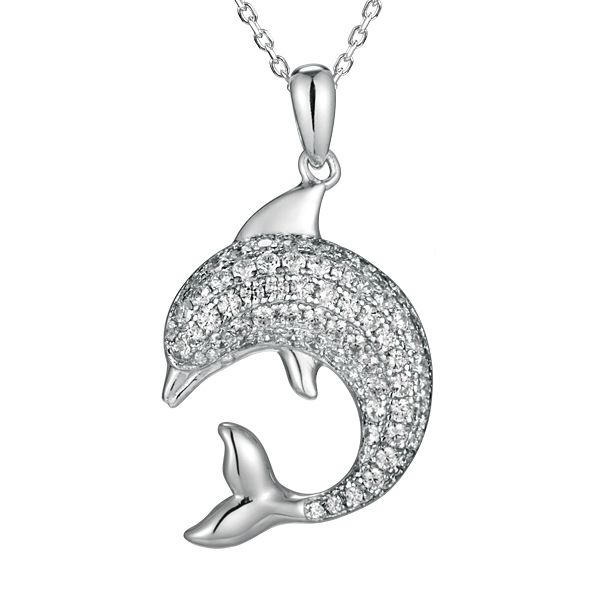 Dolphin Pendant Blue Water Jewelers Saint Augustine, FL