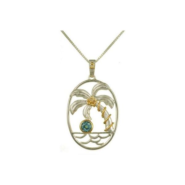 Silver Pendant Blue Water Jewelers Saint Augustine, FL