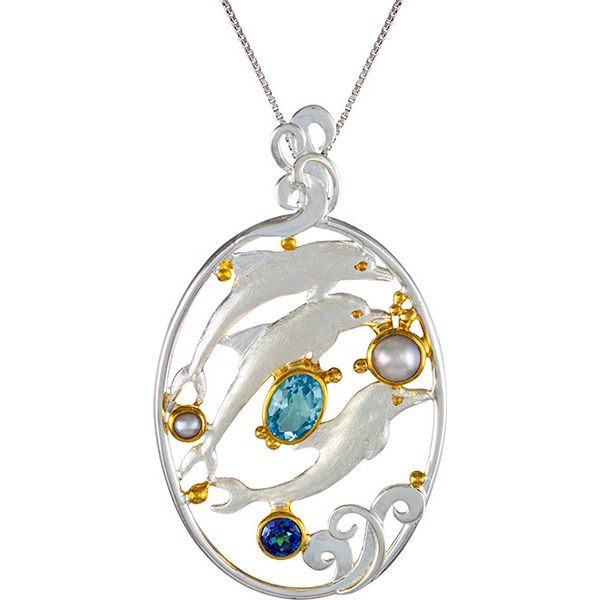 Silver Pendant Blue Water Jewelers Saint Augustine, FL