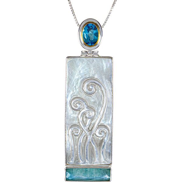 Silver Pendant Blue Water Jewelers Saint Augustine, FL