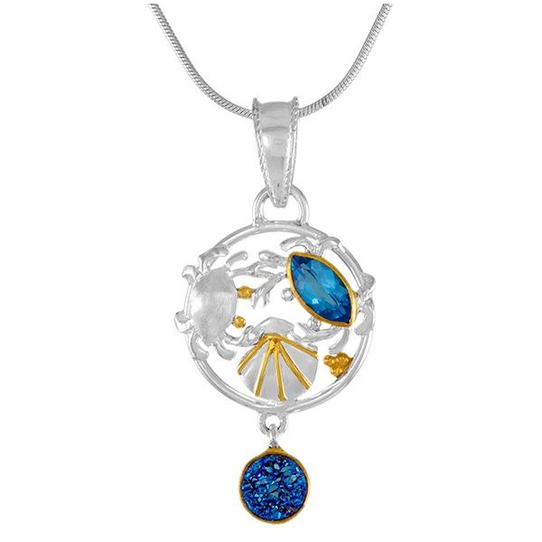 Silver Pendant Blue Water Jewelers Saint Augustine, FL