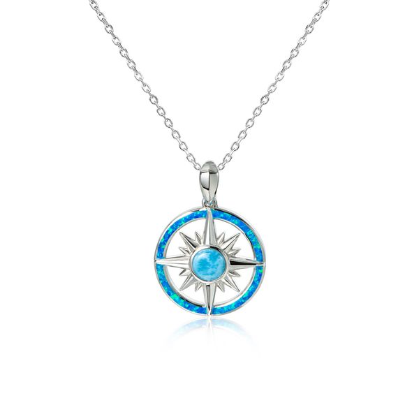 SILVER COMPASS NECKLACE Blue Water Jewelers Saint Augustine, FL