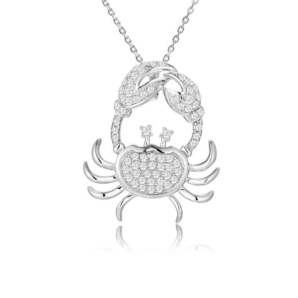 SILVER CRAB NECKLACE Blue Water Jewelers Saint Augustine, FL