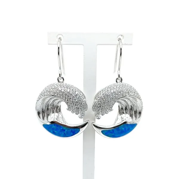 SILVER OPAL EARRINGS Blue Water Jewelers Saint Augustine, FL