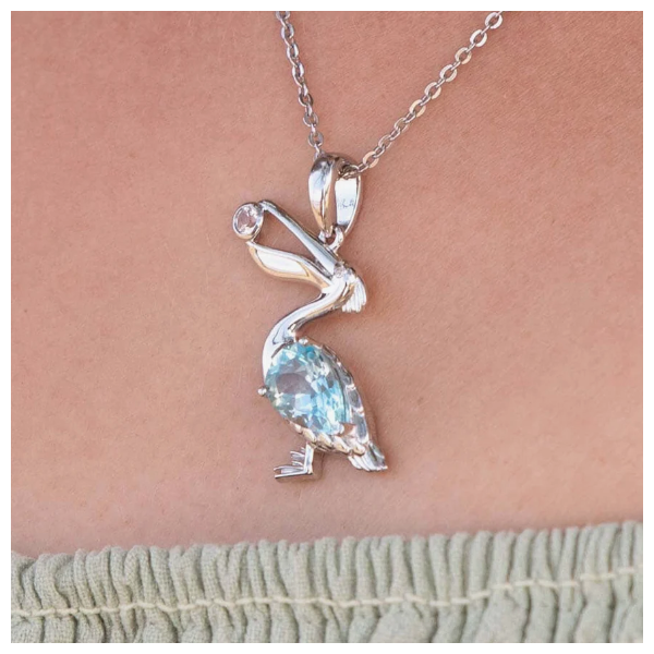 Silver Pendant Blue Water Jewelers Saint Augustine, FL