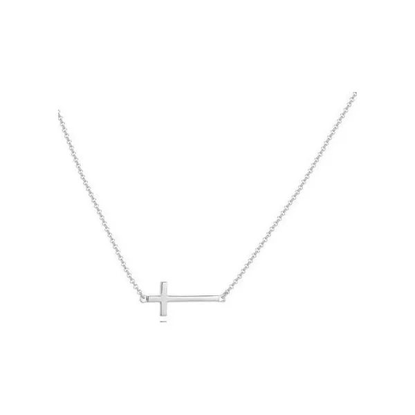 SILVER CROSS PENDANT NECKLACE Blue Water Jewelers Saint Augustine, FL