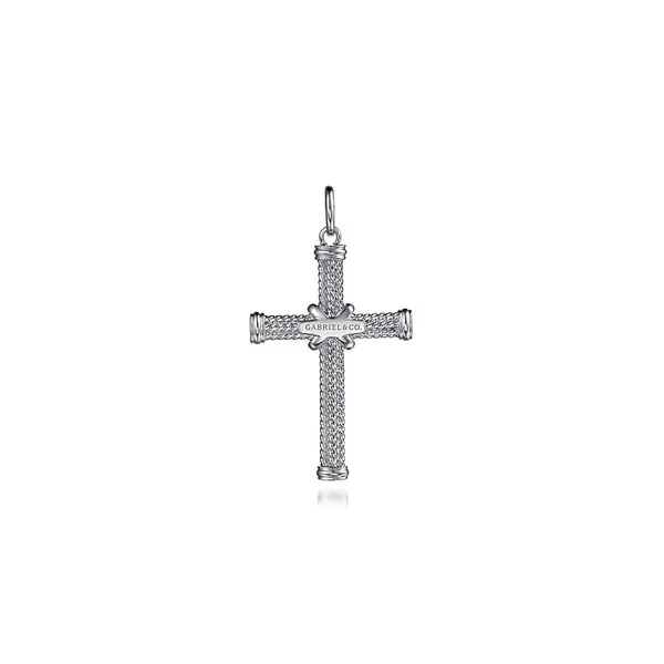 SILVER CROSS PENDANT Image 2 Blue Water Jewelers Saint Augustine, FL