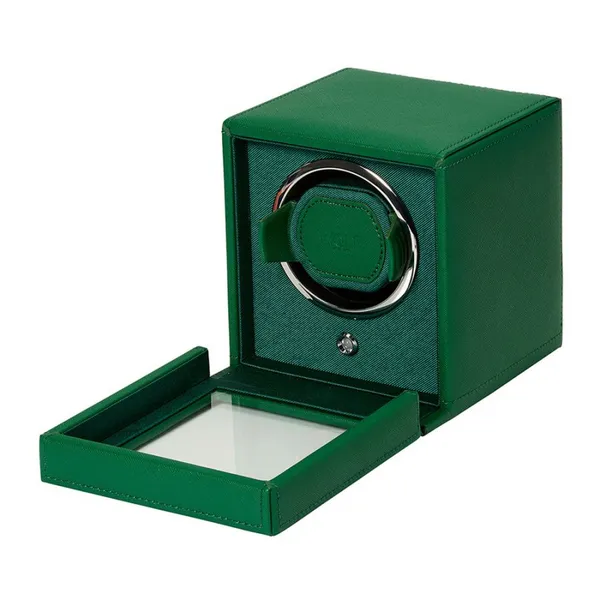 WOLF WATCH WINDER - GREEN Image 4 Blue Water Jewelers Saint Augustine, FL