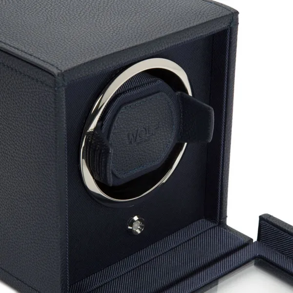 WOLF WATCH WINDER - NAVY Image 5 Blue Water Jewelers Saint Augustine, FL
