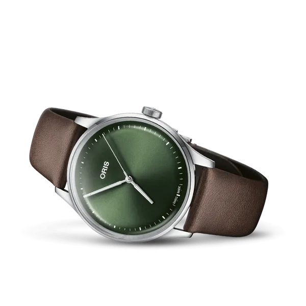 Oris green dial watch outlet