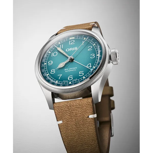 ORIS BIG CROWN VOLANTE BLUE DIAL 38MM WATCH Image 3 Blue Water Jewelers Saint Augustine, FL