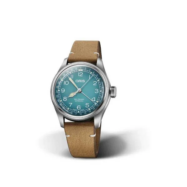 ORIS BIG CROWN VOLANTE BLUE DIAL 38MM WATCH Blue Water Jewelers Saint Augustine, FL