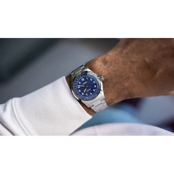 ORIS BIG CROWN POINTER DATE VIOLET DIAL 40MM WATCH Image 3 Blue Water Jewelers Saint Augustine, FL