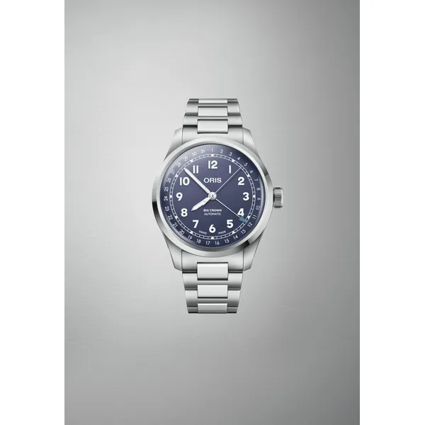ORIS BIG CROWN POINTER DATE VIOLET DIAL 40MM WATCH Image 4 Blue Water Jewelers Saint Augustine, FL