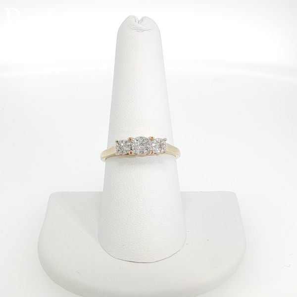 14K Yellow Gold Galaxy Past, Present, Future Ring B & L Jewelers Danville, KY