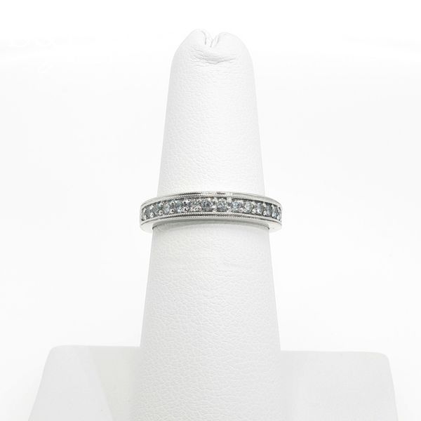 14K White Gold 0.50ctw Round Diamond Band B & L Jewelers Danville, KY