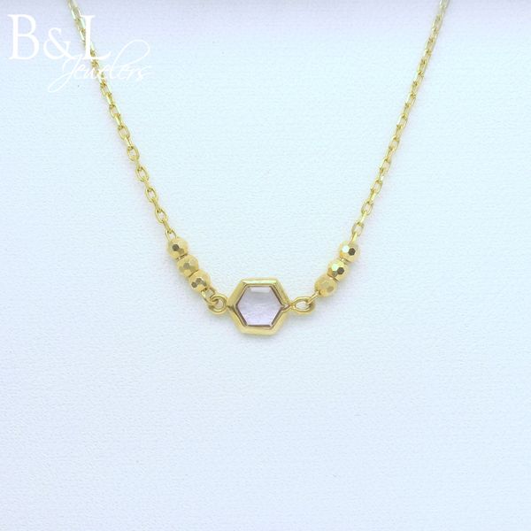 14k Yellow Gold Amethyst Fashion Necklace B & L Jewelers Danville, KY