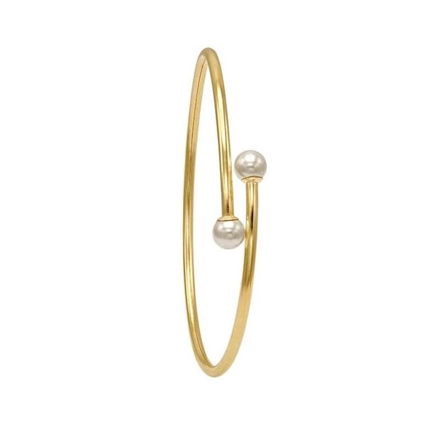 14/20 Yellow Gold Filled Pearl Bangle B & L Jewelers Danville, KY