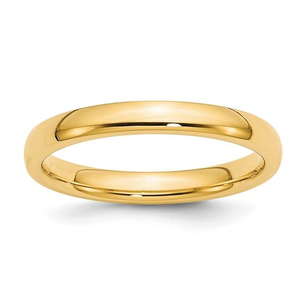 10K Yellow Gold 3mm Comfort Fit Wedding Band B & L Jewelers Danville, KY
