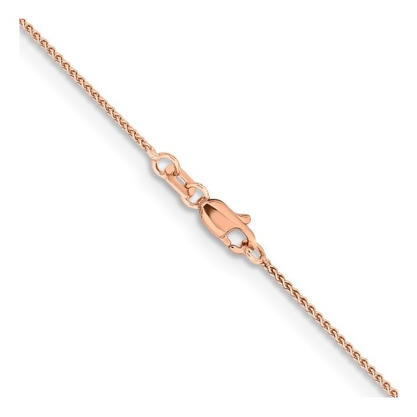 14k Rose Gold 1.05mm Polished Spiga Chain – 18