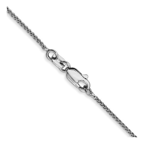 10k White Gold 1.05mm Spiga Chain – 16