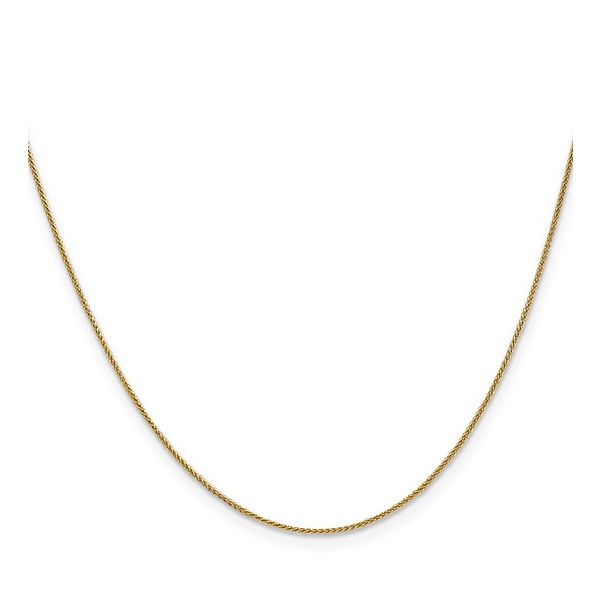 10k Yellow Gold Fine Spiga Chain – 16