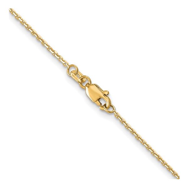 14k Yellow Gold 1.1mm Cable Link Chain – 18