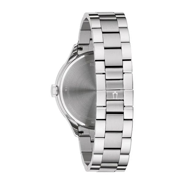 Stainless Steel Green Dial Bulova Men's Watch Image 2 B & L Jewelers Danville, KY