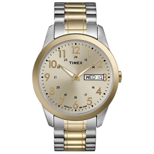 Timex Men's Two-Tone Watch with Gold Dial B & L Jewelers Danville, KY