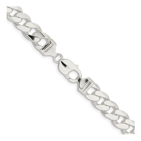 Sterling Silver 11.5mm Curb Chain – 24