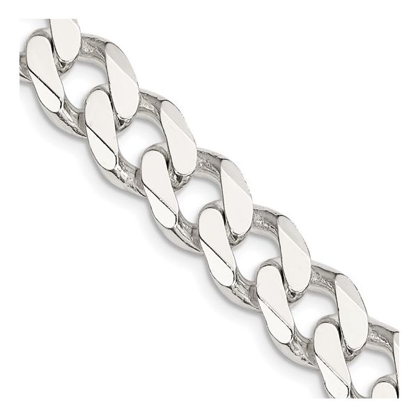 Sterling Silver 11.5mm Curb Chain – 24