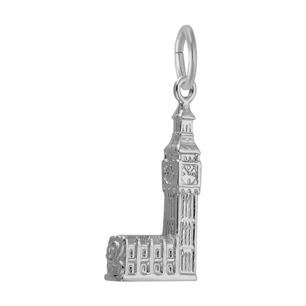 Sterling Silver Big Ben Charm Image 2 B & L Jewelers Danville, KY