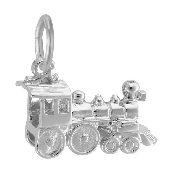 Sterling Silver Train Charm Image 2 B & L Jewelers Danville, KY