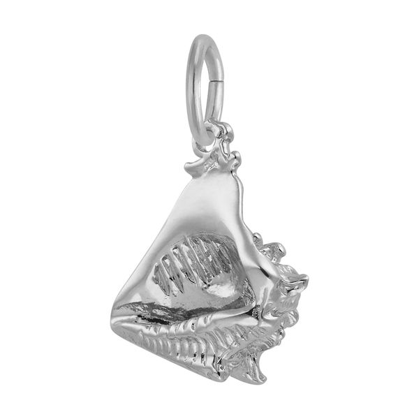 Sterling Silver Conch Shell Charm Image 2 B & L Jewelers Danville, KY