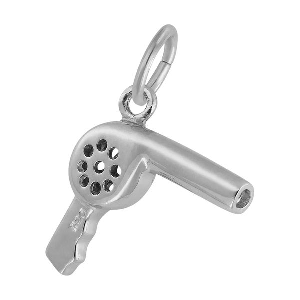 Sterling Silver Hair Dryer Charm Image 2 B & L Jewelers Danville, KY