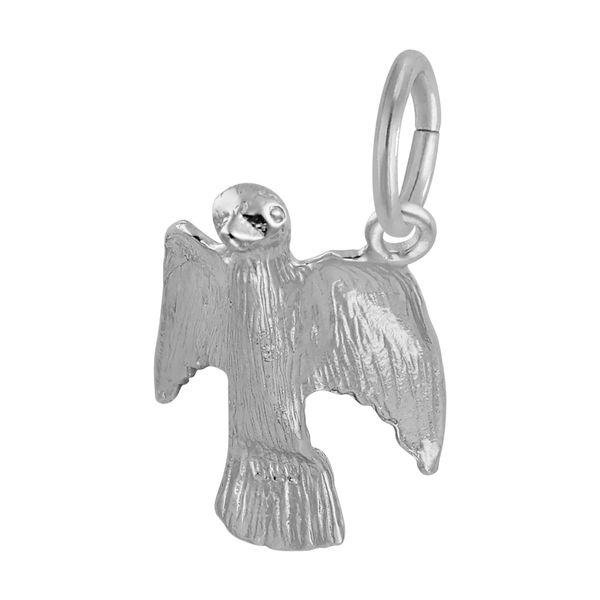 Sterling Silver Dove Charm Image 2 B & L Jewelers Danville, KY