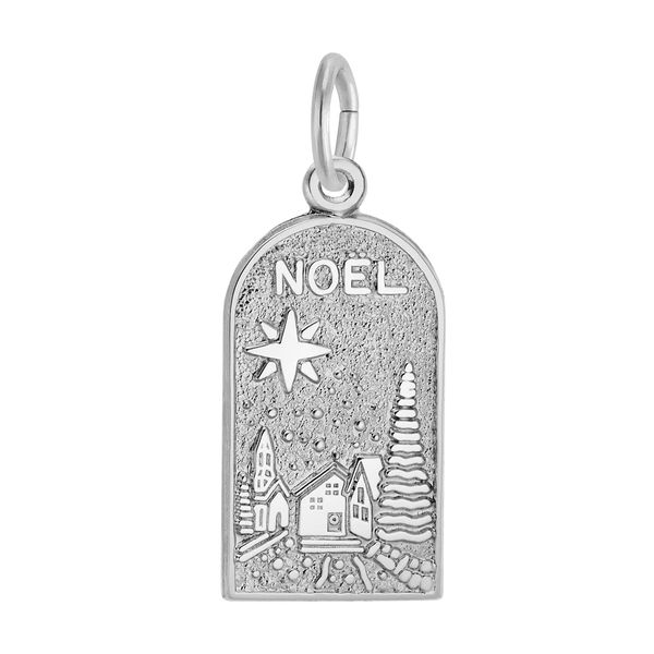 Sterling Silver Noel Christmas Scene Charm B & L Jewelers Danville, KY
