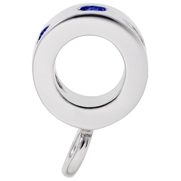 Sterling Silver Charmdrop with Blue Stones Image 2 B & L Jewelers Danville, KY