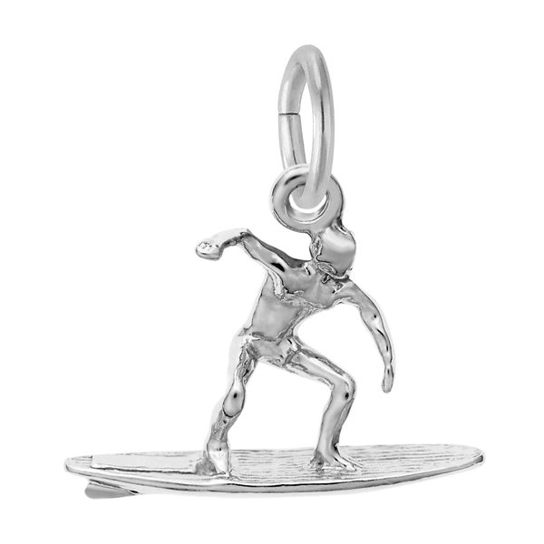Sterling Silver Surfer Charm B & L Jewelers Danville, KY