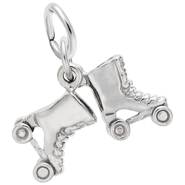 Sterling Silver Roller Skates Charm B & L Jewelers Danville, KY