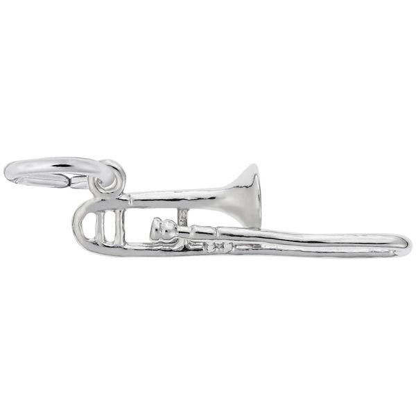 Sterling Silver Trombone Charm B & L Jewelers Danville, KY