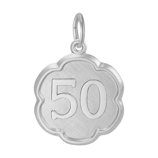 Sterling Silver Number 50 Charm B & L Jewelers Danville, KY