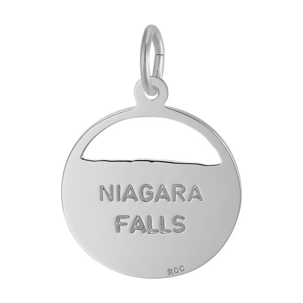 Sterling Silver Niagara Falls Charm Image 2 B & L Jewelers Danville, KY