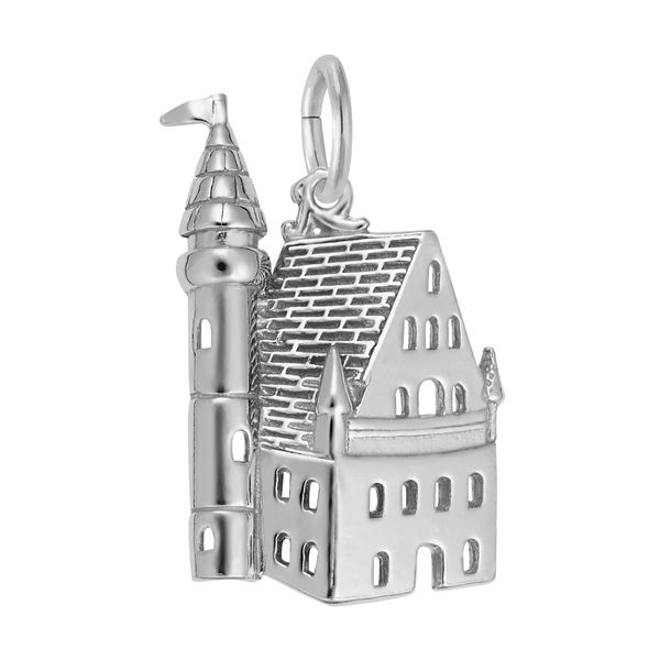 Sterling Silver Castle Charm B & L Jewelers Danville, KY