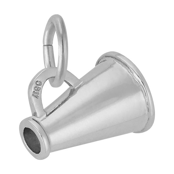 Sterling Silver Megaphone Charm Image 2 B & L Jewelers Danville, KY