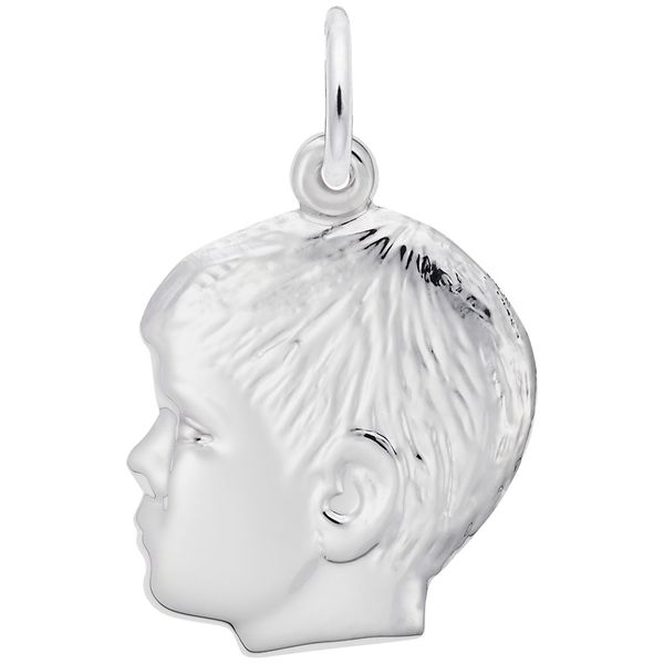Sterling Silver Boy's Head Charm B & L Jewelers Danville, KY