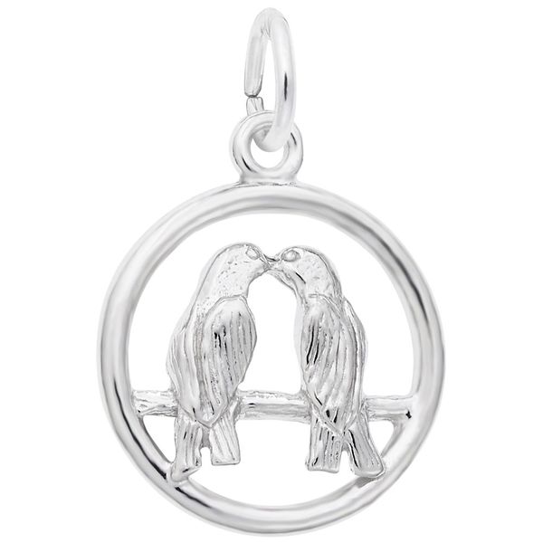Sterling Silver Love Birds Charm B & L Jewelers Danville, KY